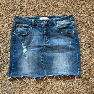 Altar’d State Jean Skirt